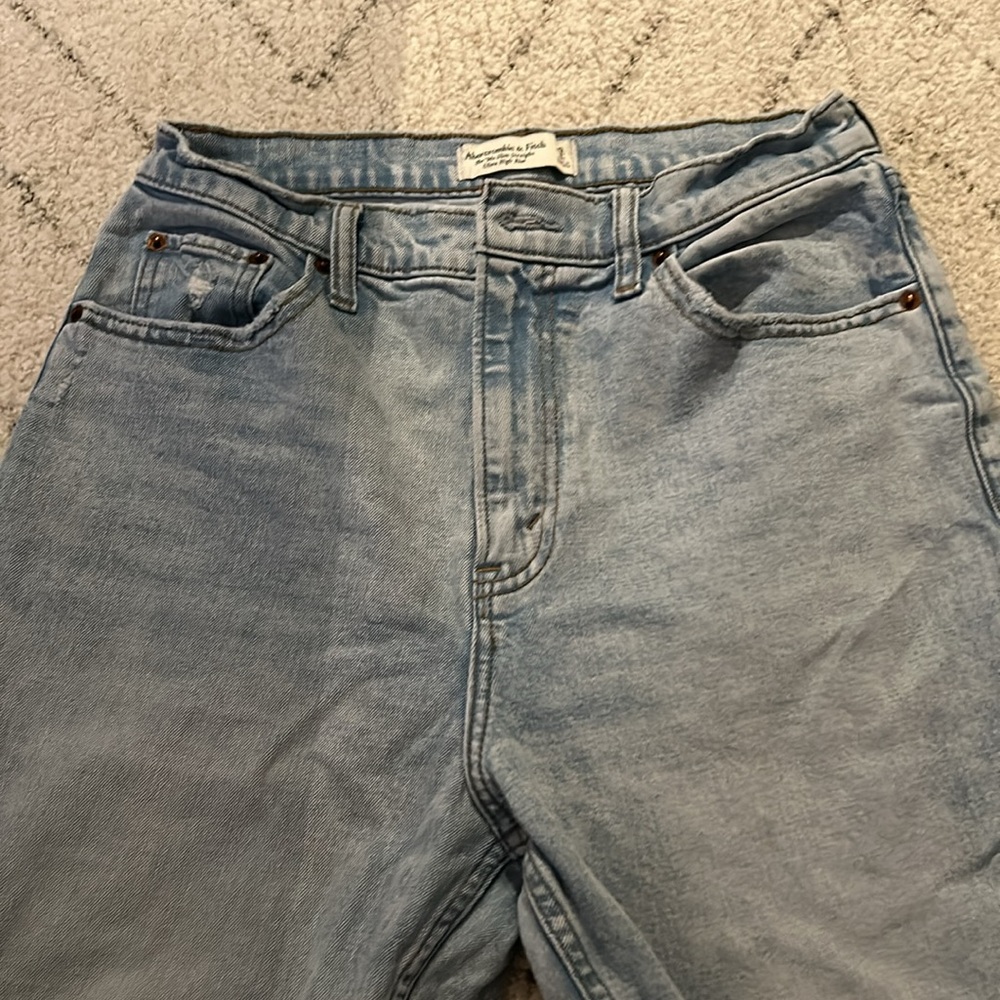 Abercrombie 90’s slim straight ultra high rise - Picture 8 of 10